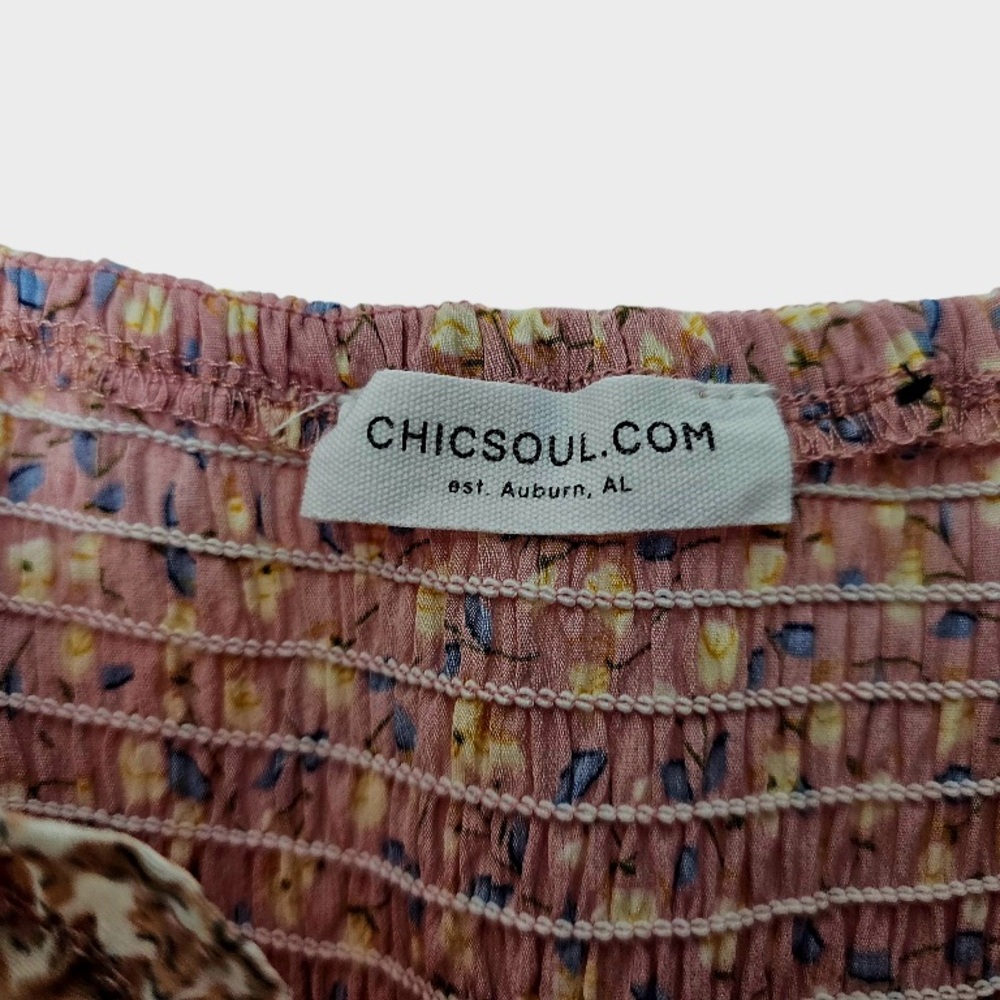 Chic Soul Floral Pattern Dress Size 2XL - Picture 10 of 13